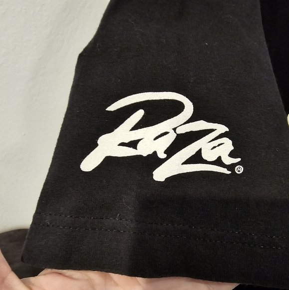 Raza Mask Men's Short Sleeve T-Shirt Black 2XL GUC - Picture 3 of 4